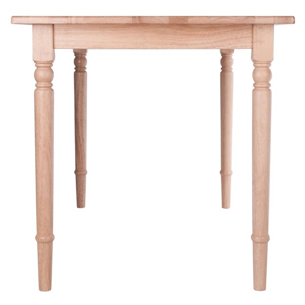 Winsome Wood Ravenna Rectangular Fixed Standard (30-in H) Wood Table and Base - Natural