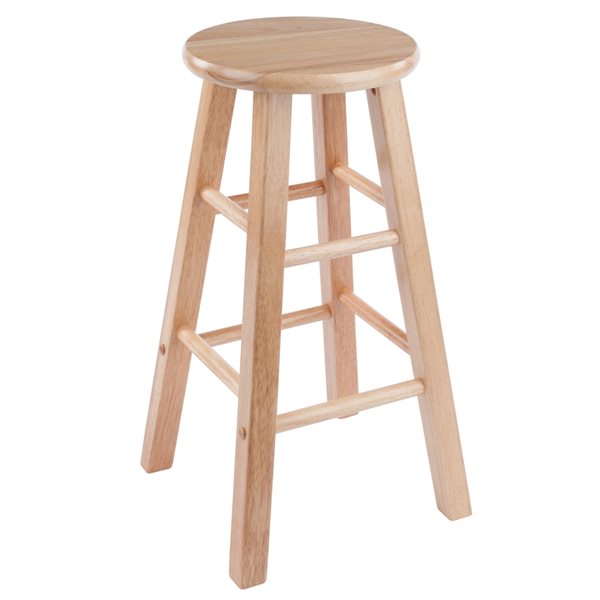 Winsome Wood Element Natural Counter Height (22-in to 26-in) Bar Stool - 2-Pack