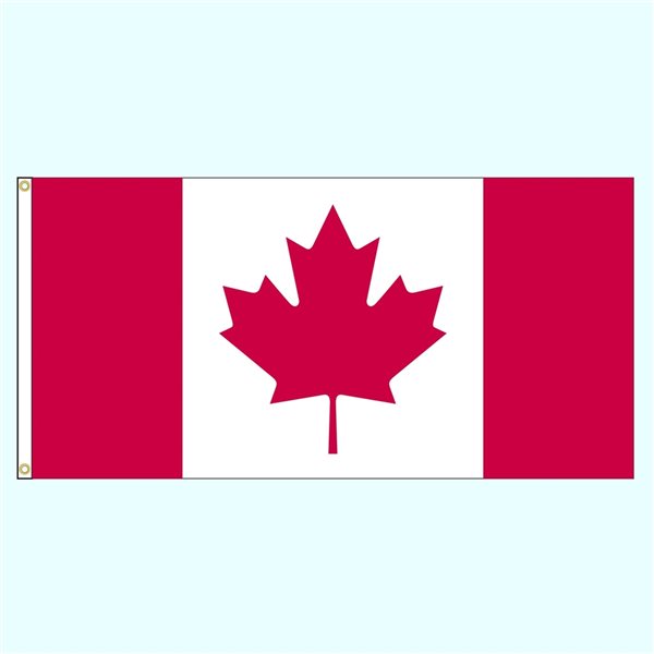 Drapeau canadien de Flags Unlimited, 6 pi x 3 pi