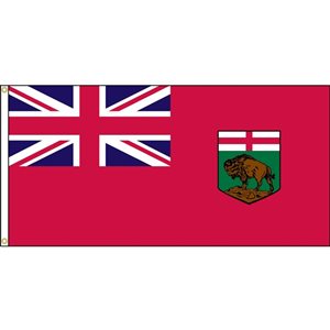 Drapeau du Manitoba par Flags Unlimited, 6 pi x 3 pi