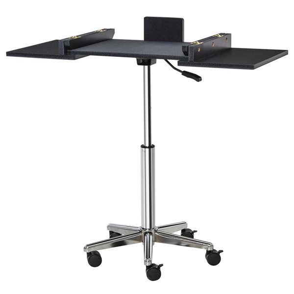 HOMCOM 35.75-in Black Modern/Contemporary Laptop Desk