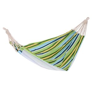 Outsunny 82.7-in x 57.1-in Multicoloured Polyester Portable Hammock