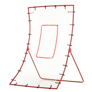 Soozier Red 5-Angle Adjustable Soccer Rebounder Net