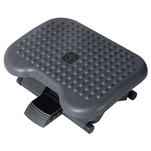 HomCom 18-in x 13.75-in Ergonomic Adjustable Footrest