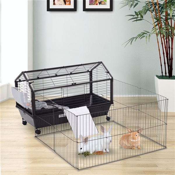 Dog crate clearance guinea pig cage