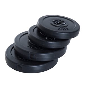 Soozier 66-lb Black Dumbbell Disc Weights - 4-Piece
