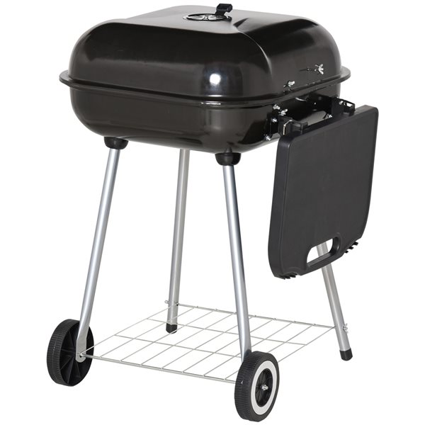 Outsunny 37.75'' W Kettle Charcoal Grill & Reviews