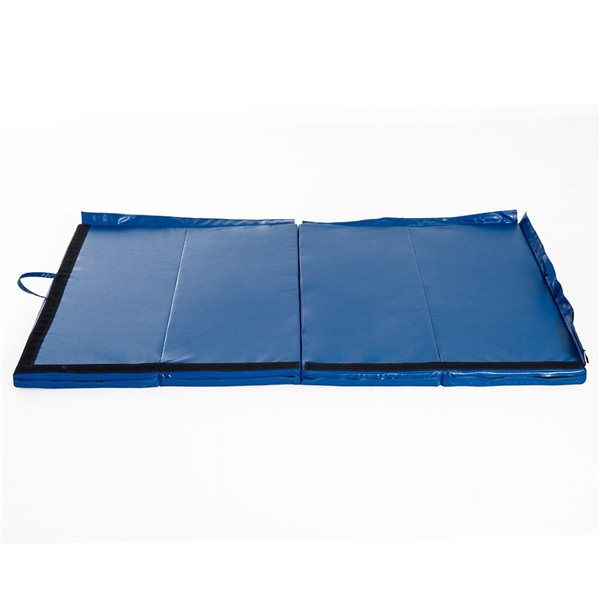 Merrithew 24-in x 67.5-in Blue Foam Yoga Mat with Carrying Strap