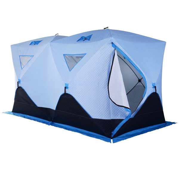 Outsunny 8-Person Portable Composite Ice Fishing Tent AB1-004