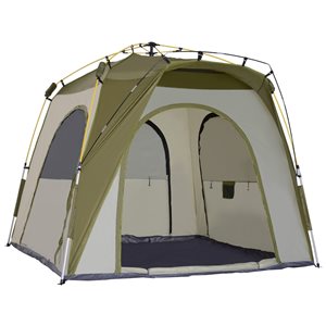 Outsunny 5-Person Polyester Pop-Up Tent