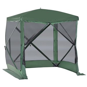 Abri-soleil Outsunny en polyester pour 4 personnes