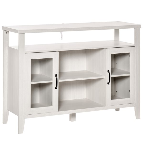 Buffet HomCom en composite blanc