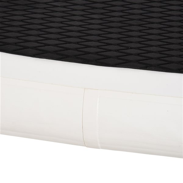 Soozier 120-in x 31 1/2-in White Non-Slip Inflatable Stand-Up Paddle Board with Accessories