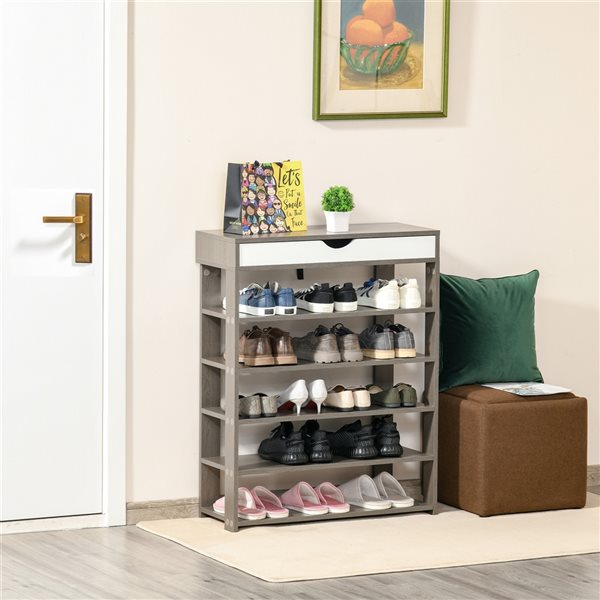 Shoe Holder Plastic Double Deck Space Saving Rack Stand