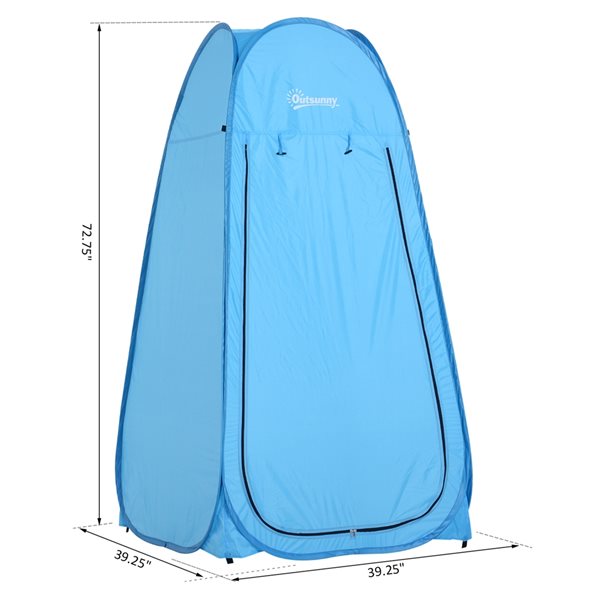 Outsunny Polyester Privacy Tent A20020BU RONA