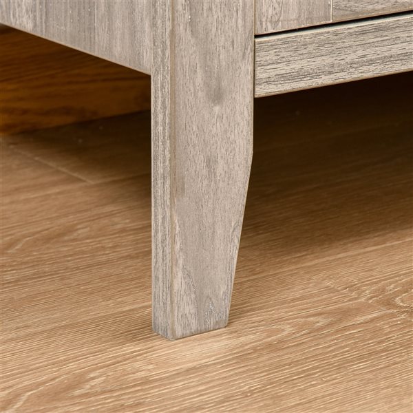 HomCom Taupe Composite Sideboard
