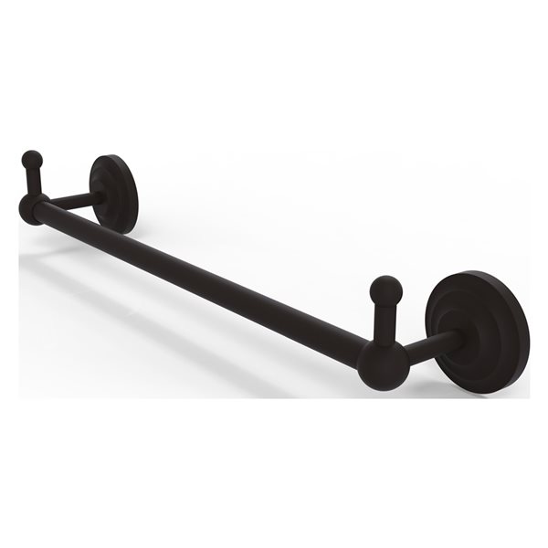 Allied Brass Prestige Que New 24-in Oil Rubbed Bronze Wall Mount Single ...