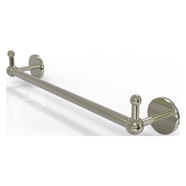 Allied Brass Prestige Skyline 24-in Polished Nickel Wall Mount Single Towel Bar