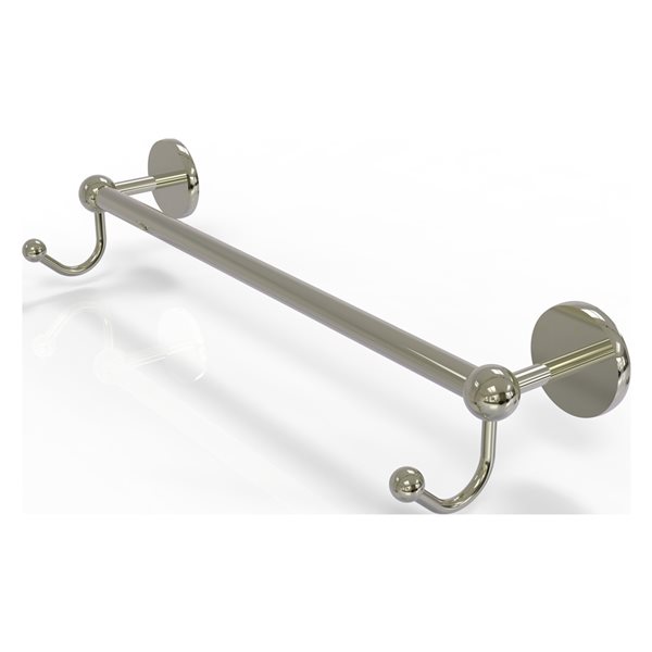 Allied Brass Prestige Skyline Polished Nickel 30-in Wall Mount Single Towel Bar