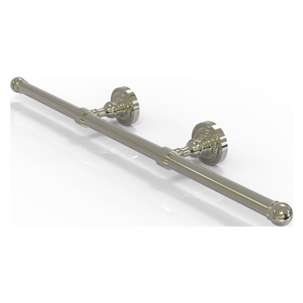 Allied Brass Dottingham 22-in Polished Nickel Wall Mount Double Towel Bar