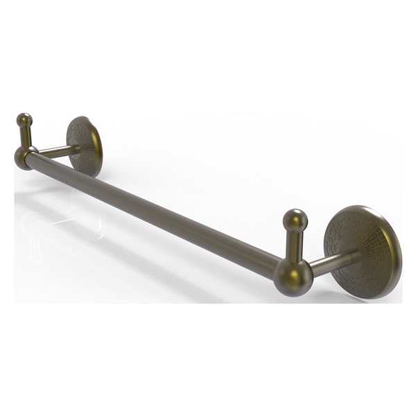 Allied Brass Prestige Monte Carlo 24-in Antique Brass Wall Mount Single Towel Bar