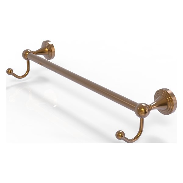 Allied Brass Sag Harbor Brushed Bronze 18-in Wall Mount Single Towel Bar