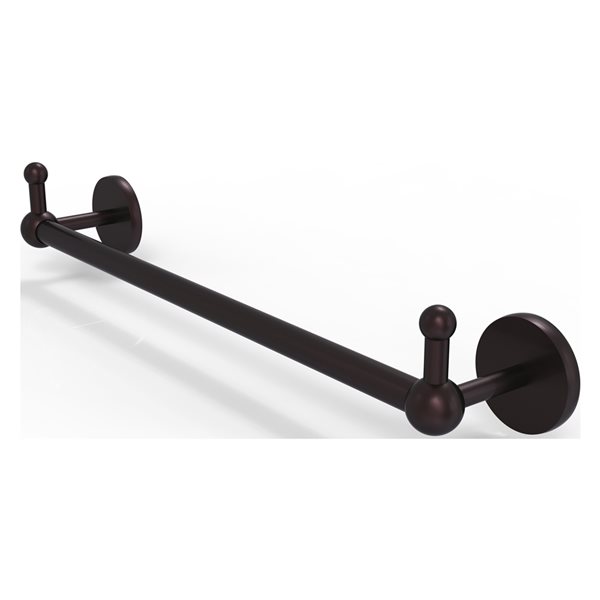 Allied Brass Prestige Skyline 24-in Antique Bronze Wall Mount Single Towel Bar