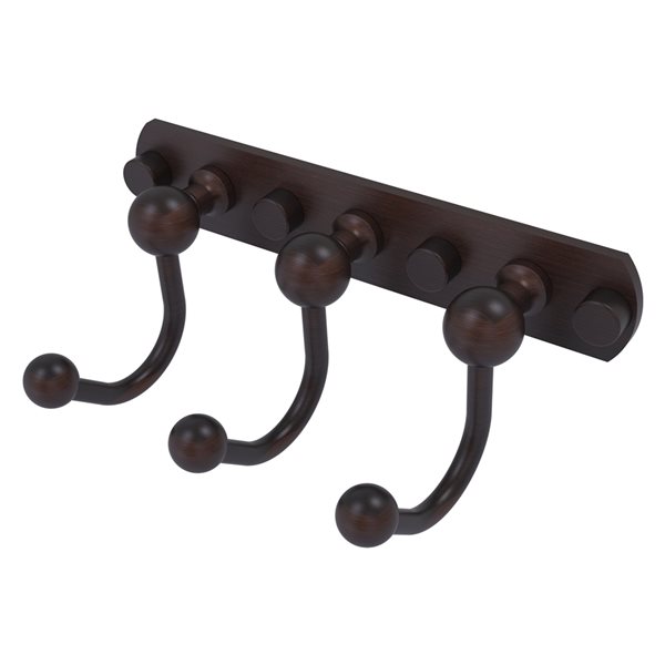 Allied Brass Prestige Skyline 3-Hook Venetian Bronze Towel Hook
