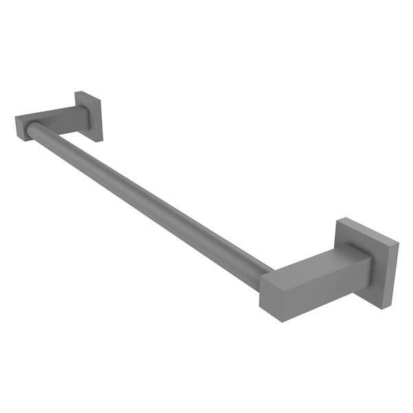 Allied Brass Montero 24-in Matte Grey Wall Mount Single Towel Bar