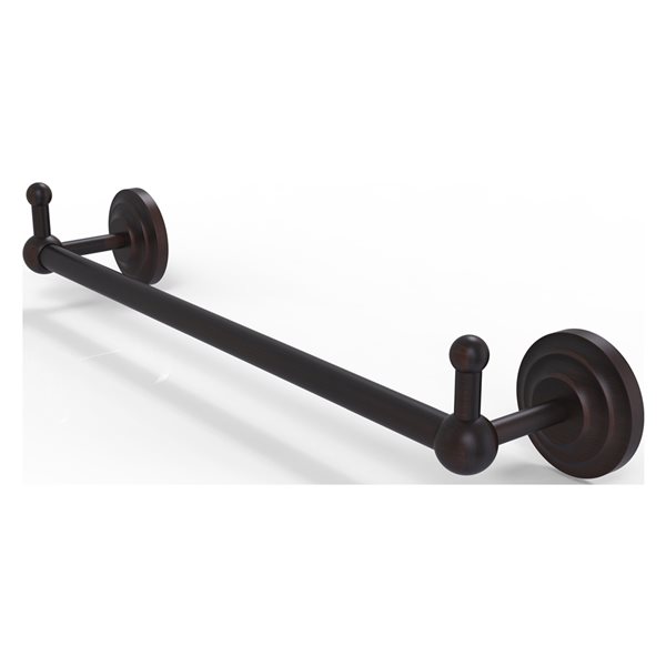 Allied Brass Prestige Que New 30-in Venetian Bronze Wall Mount Single Towel Bar