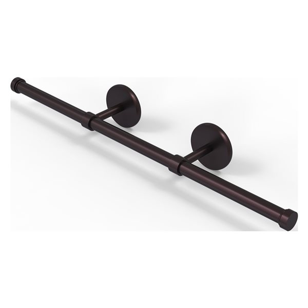 Allied Brass Prestige Skyline 22-in Antique Bronze Wall Mount Double Towel Bar