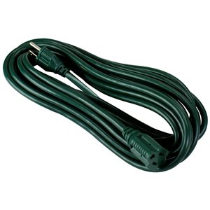 Northlight 25-ft 3-Prong Medium Duty Outdoor Extension Cord with Outlet Block