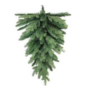 Northlight 30-in Coniferous Mixed Pine Christmas Teardrop Swag