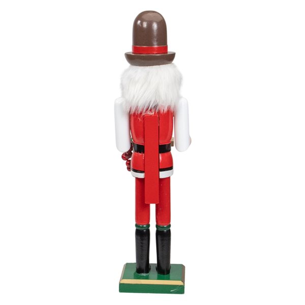 Northlight 15-in Red and White Grapes Winemaker Christmas Nutcracker Figurine