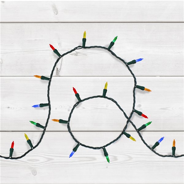 Northlight 200-Count 49-ft Multicolour LED Indoor/Outdoor Christmas String Lights