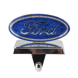 Northlight 5-in Blue and Silver Iconic Ford Logo Christmas Stocking Holder