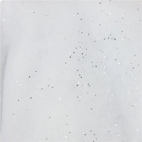 Northlight 7-ft White Glittered Artificial Christmas Craft Icicle Snow Fringe