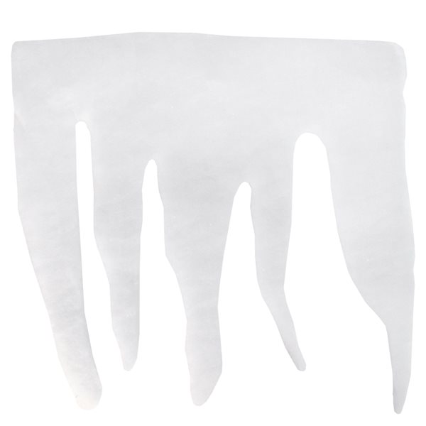 Northlight 7-ft White Glittered Artificial Christmas Craft Icicle Snow Fringe