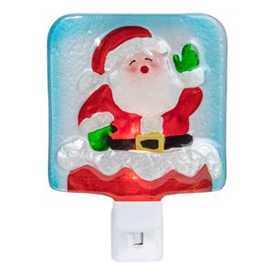 Northlight 6-in Red and White Santa Claus Christmas Night Light
