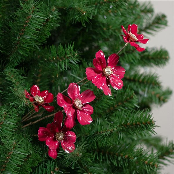 Northlight 28-in Pink Cosmos Artificial Christmas Flower Stem