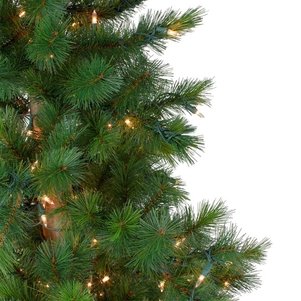 Northlight 6.5-ft Slim Royal Alpine Pre-Lit Artificial Christmas Tree with Warm White Lights