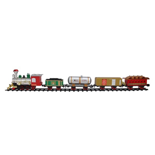 Northlight Christmas Express Train Set with Sound - 17-Piece