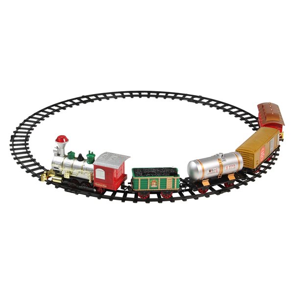 Northlight Christmas Express Train Set with Sound - 17-Piece