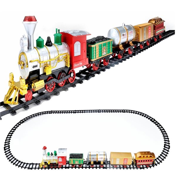 Northlight Christmas Express Train Set with Sound - 17-Piece