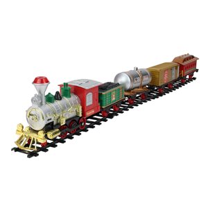 Northlight Christmas Express Train Set with Sound - 17-Piece