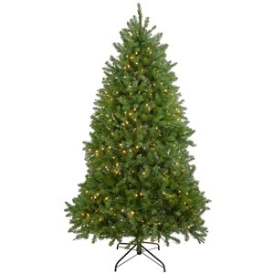 Northlight 6.5-ft Full Northern Pine Pre-Lit Artificial Christmas Tree with Warm White Lights