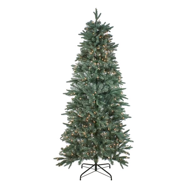 Northlight 9-ft Slim Washington Frasier Fir Pre-Lit Artificial Christmas Tree