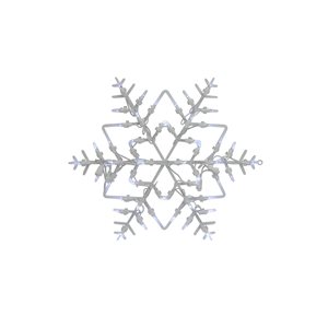 Northlight 16-in Lighted Snowflake Christmas Window Silhouette Decoration