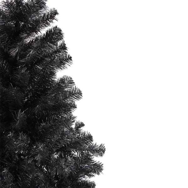 Northlight 7-ft Black Colorado Spruce Artificial Christmas Tree - Unlit