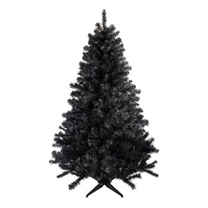 Northlight 7-ft Black Colorado Spruce Artificial Christmas Tree - Unlit